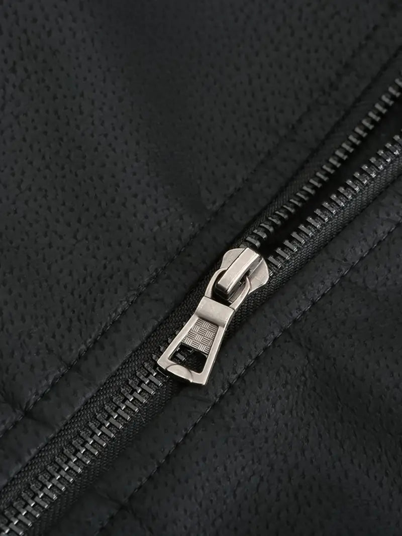 Wasserdichte Winterjacke aus PU-Leder - Claud