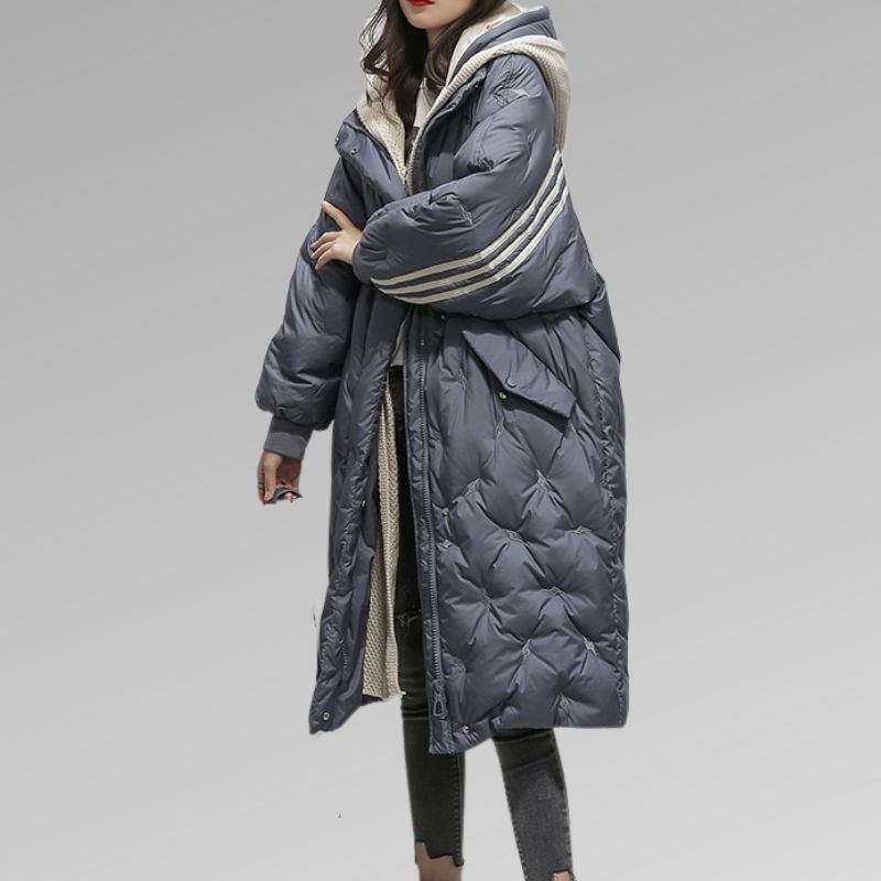 Lange gefütterte Damenjacke - Anneliese