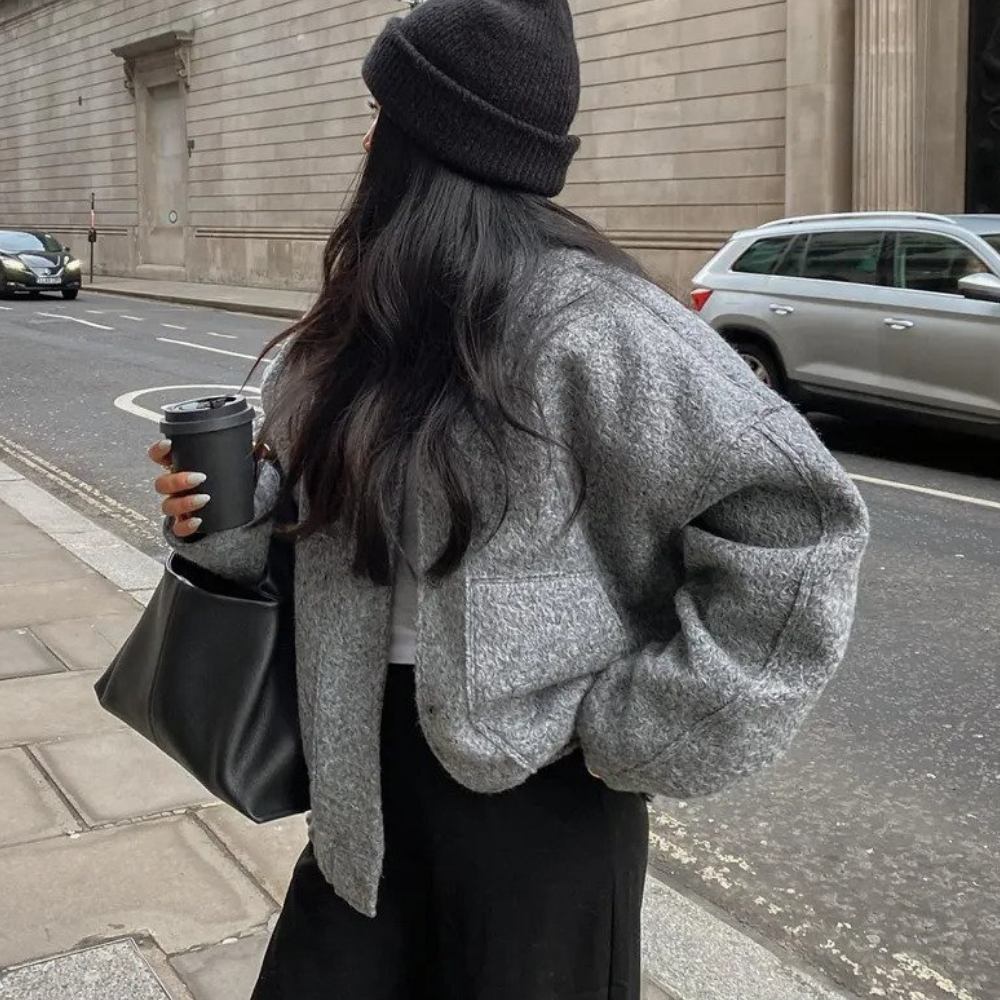Avielle Bomberjacke | Übergroße Bomberjacke für Frauen für Herbst und Winter