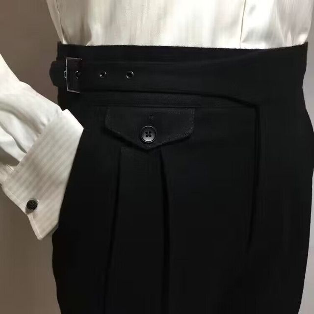 Emil - Stilvolle Woll-Bundfalthose - Herren Hochwertige Wolle Hose