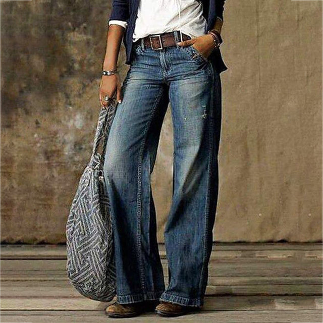 Nikole - Stilvolle weite Hosen im Vintage-Look