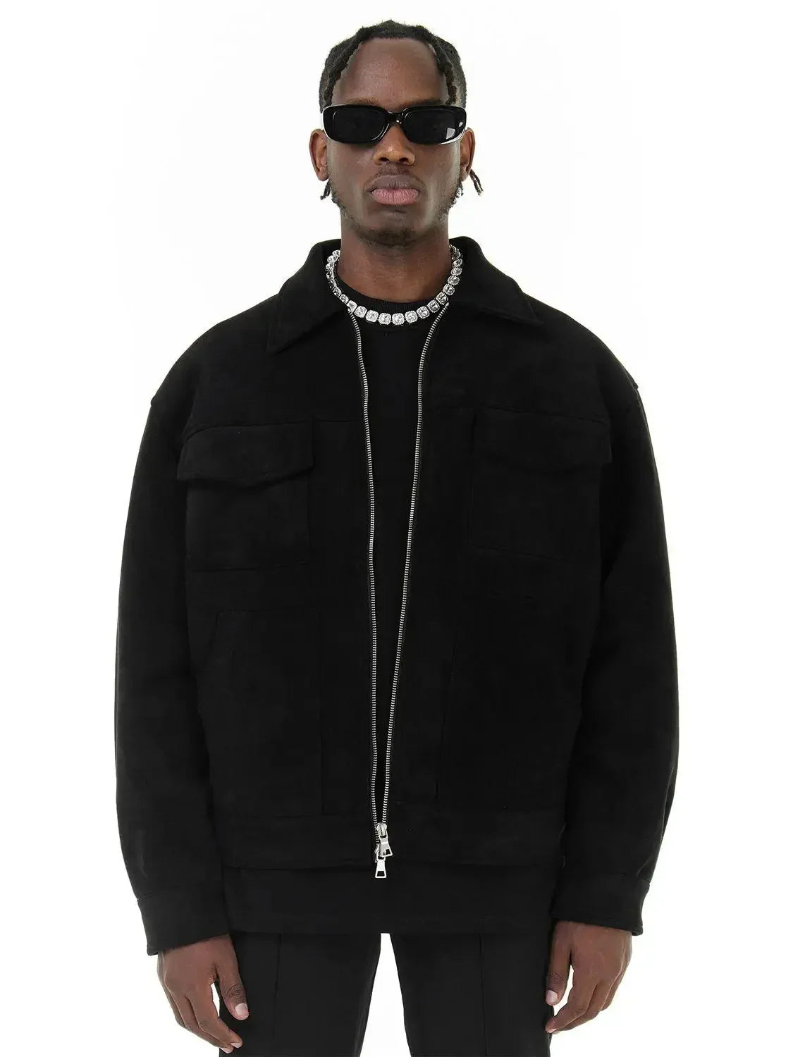 Wildleder-Crock-Jacke für Herren - Kai