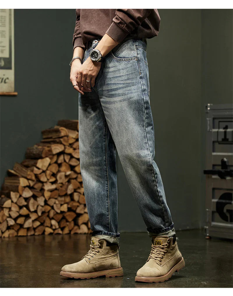 Locker sitzende, weite Jeans - Alexander
