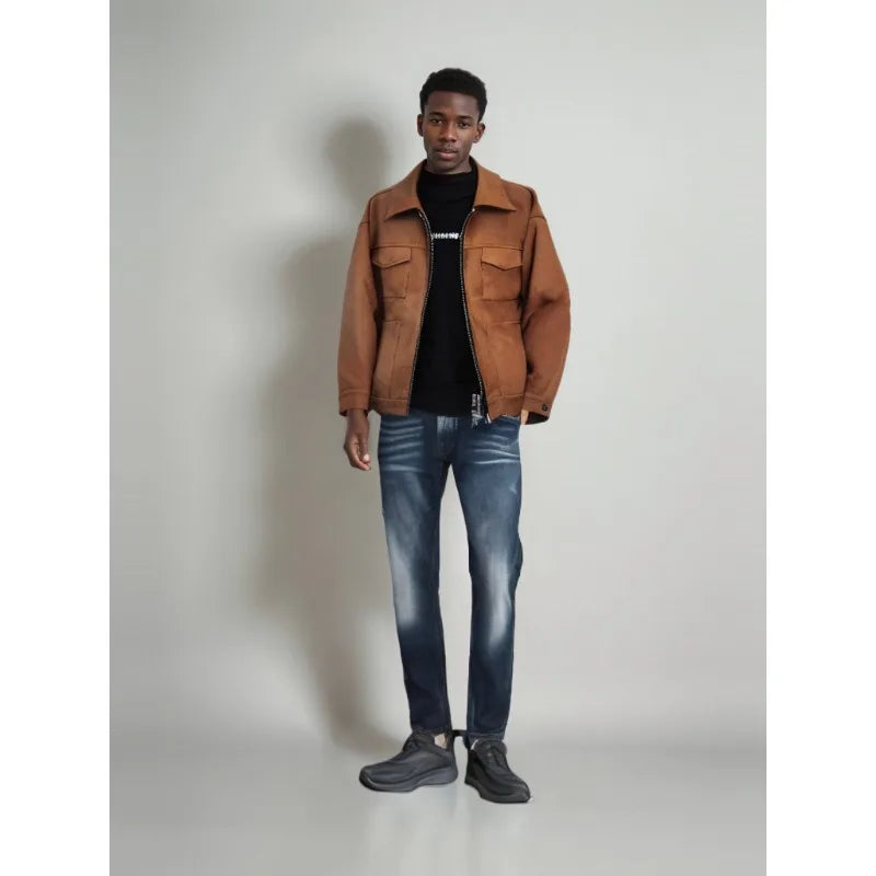 Wildleder-Crock-Jacke für Herren - Kai