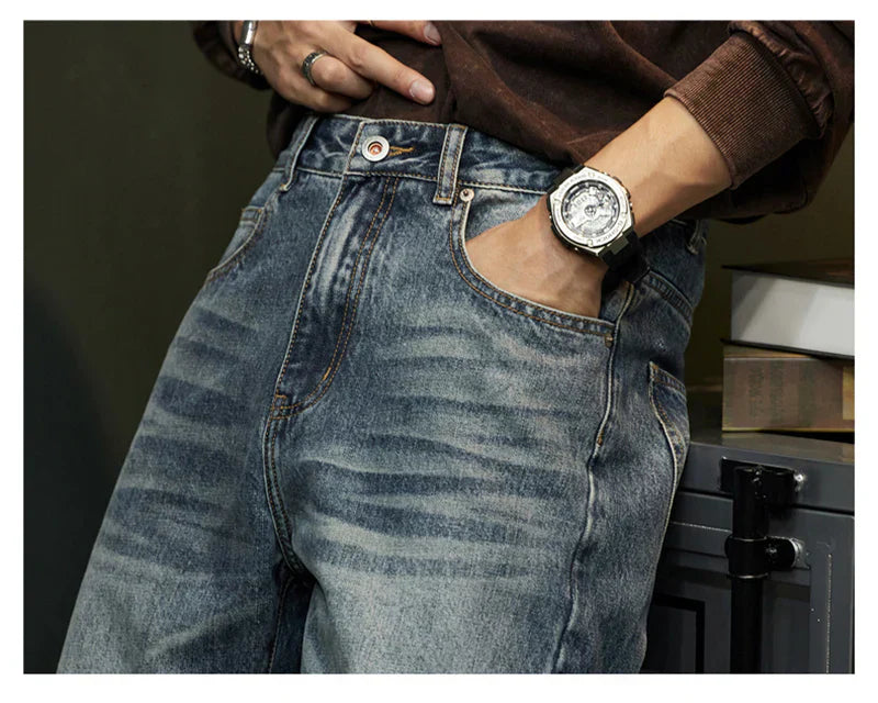 Locker sitzende, weite Jeans - Alexander