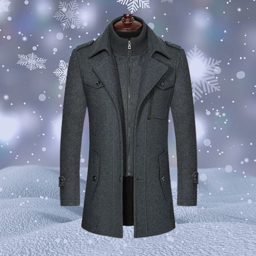Luxuriöse Wintermäntel aus Kaschmirwolle für Herren - Julius