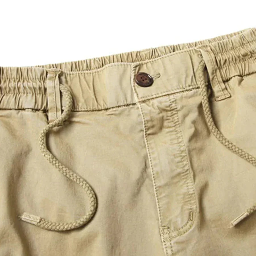 Tactical cargo pants with elastic waist - Armin