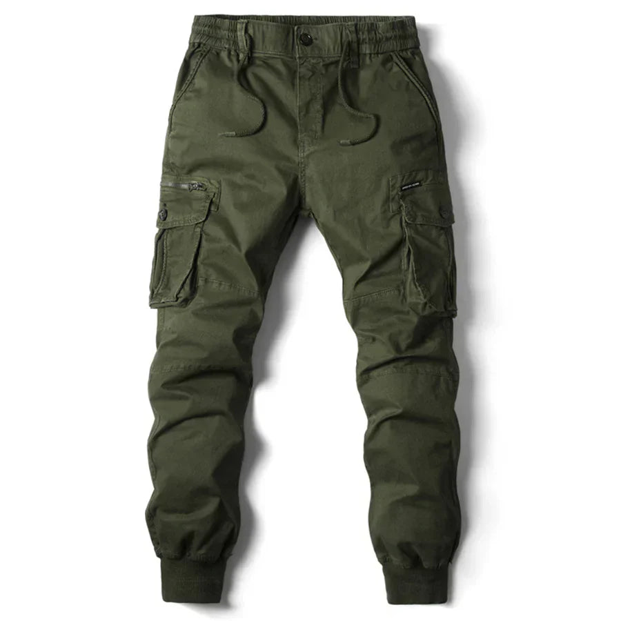 Tactical cargo pants with elastic waist - Armin