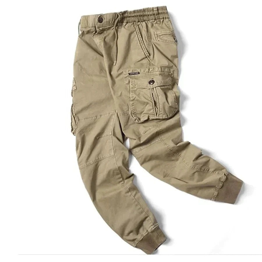 Tactical cargo pants with elastic waist - Armin
