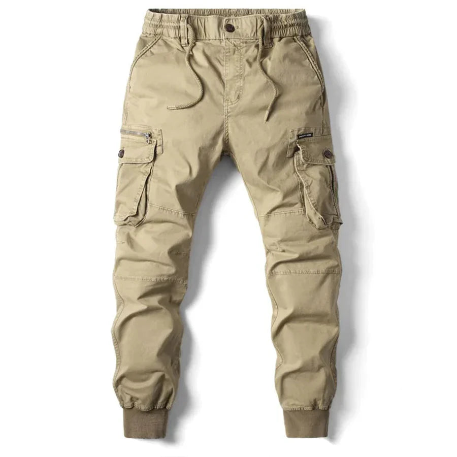 Tactical cargo pants with elastic waist - Armin
