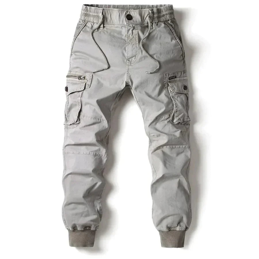 Tactical cargo pants with elastic waist - Armin