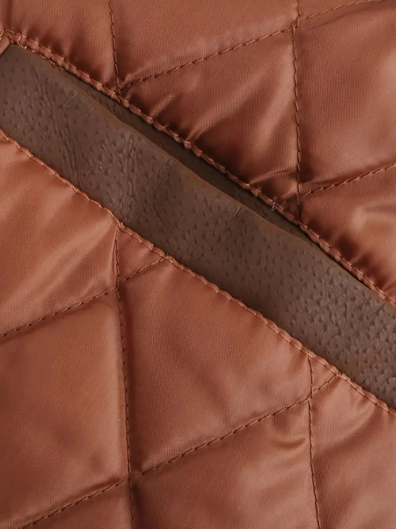 Wasserdichte Winterjacke aus PU-Leder - Claud