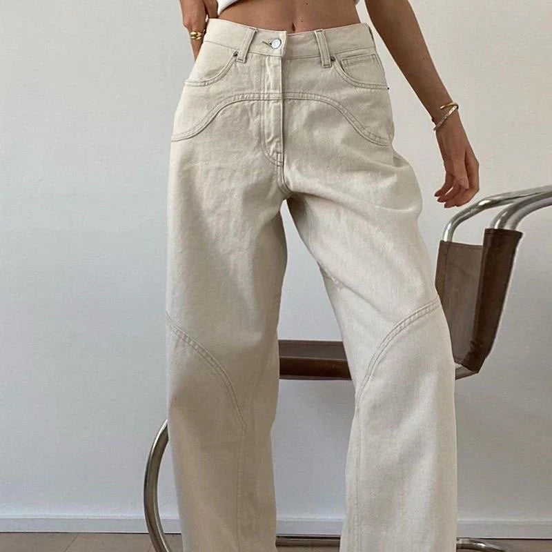 Vielseitige gerade baggy-jeans - Emma