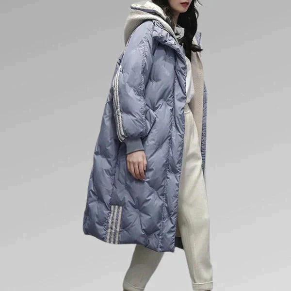 Raya - Stilvolle lange Steppjacke