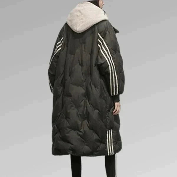 Raya - Stilvolle lange Steppjacke