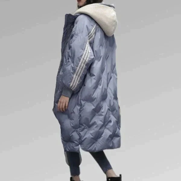 Raya - Stilvolle lange Steppjacke