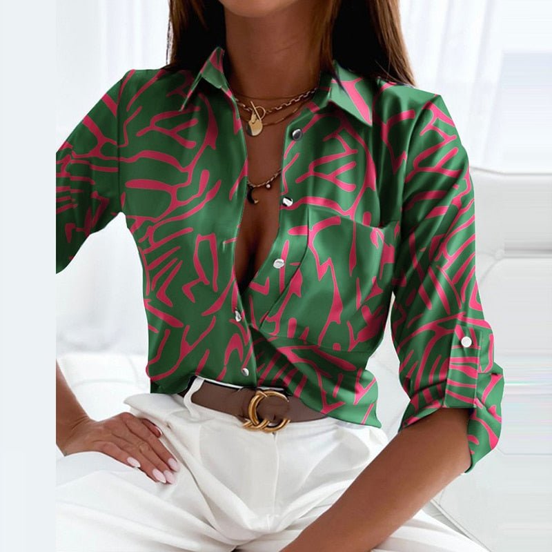 Rilla - Bluse mit Umlegekragen