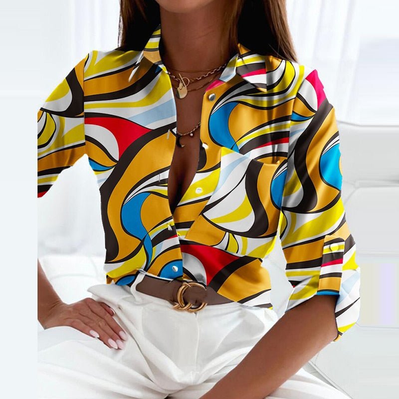Rilla - Bluse mit Umlegekragen