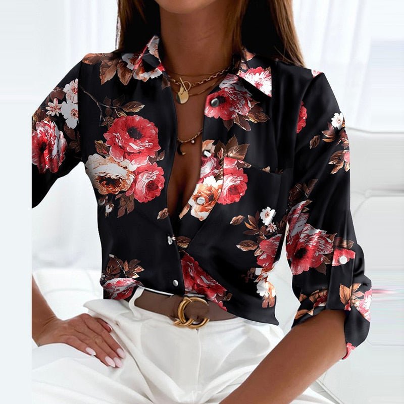 Rilla - Bluse mit Umlegekragen