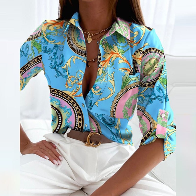 Rilla - Bluse mit Umlegekragen