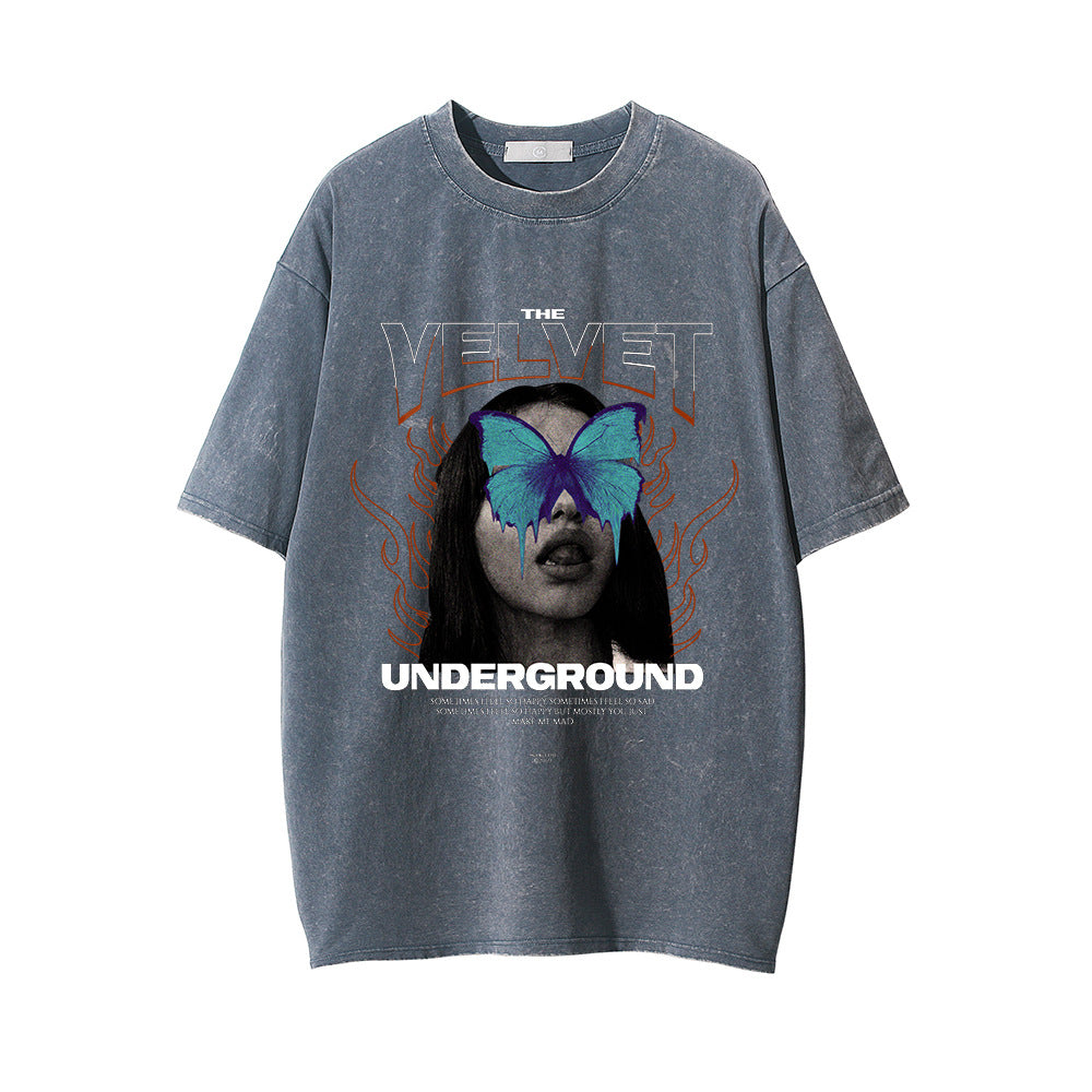 "Underground" - Oversize T-Shirt mit Print